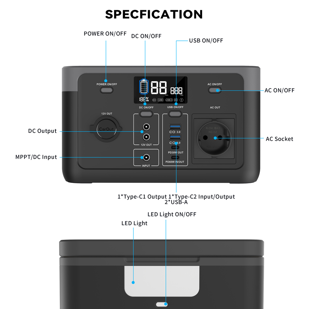 BP300 300W Portable Power Station