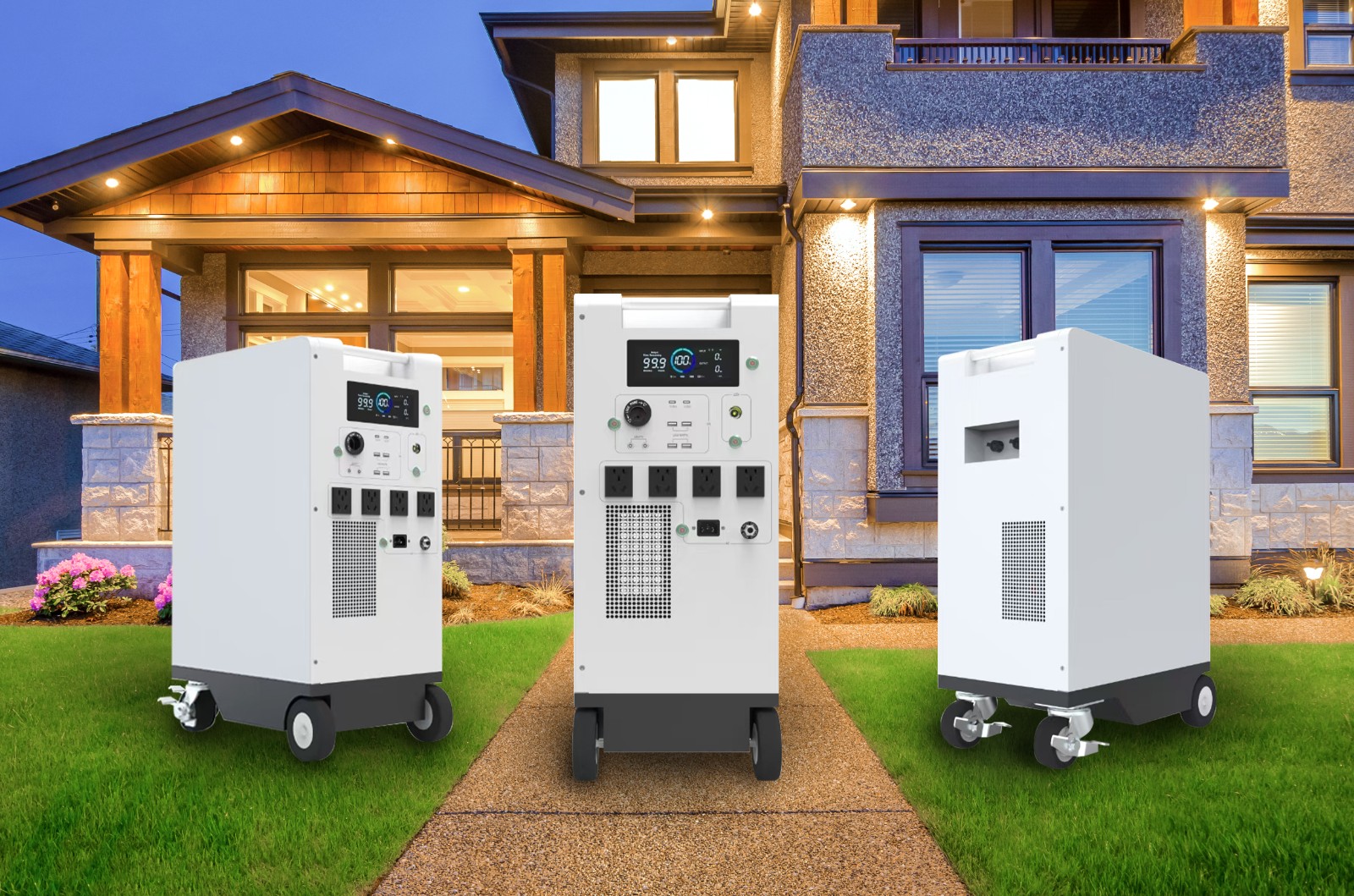 M512 51.2V 5120Wh LiFePO4 Home Solar Power System